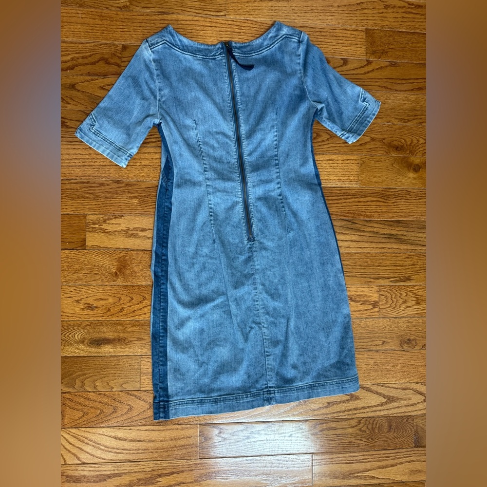 Boden Rhea‎ Denim Jean Knee Length Dress, Size US/4 - Picture 8 of 11